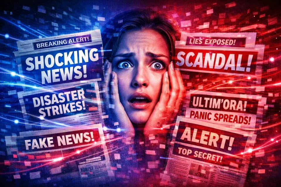 𝗙𝗮𝗸𝗲 𝗻𝗲𝘄𝘀: 𝗽𝗲𝗿𝗰𝗵𝗲́ 𝗰𝗶 𝗰𝗮𝘀𝗰𝗵𝗶𝗮𝗺𝗼?